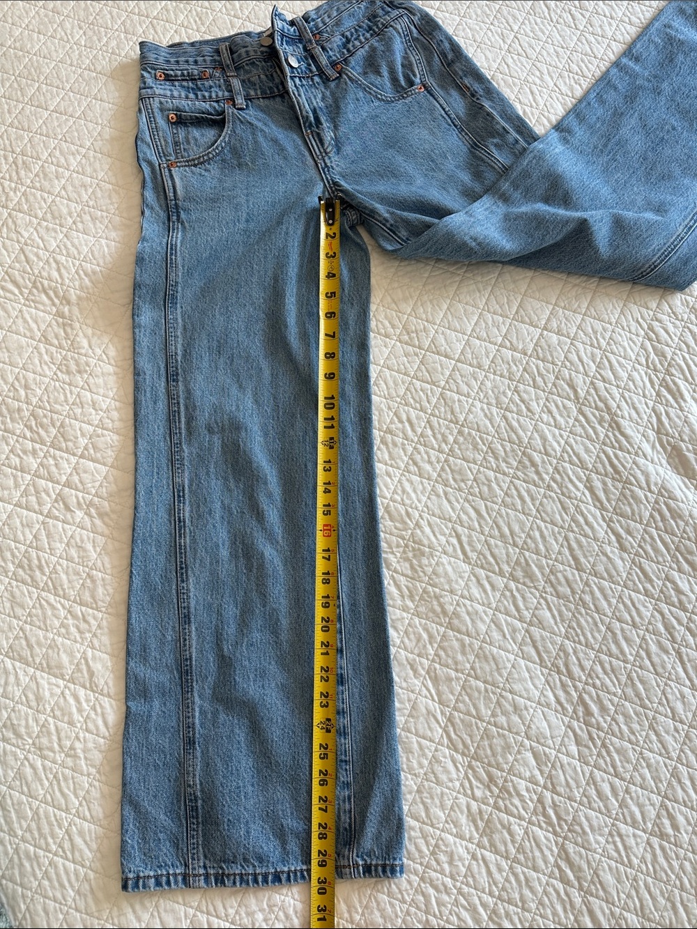 Pistola Wide-Leg Vintage Blue Denim Jeans - Picture 11 of 14